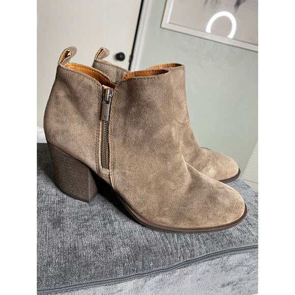 Lucky Brand Basel Mid Leather Bootie 8.5 - Picture 2 of 6